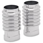 0411-0002 Covingtons Fork Bellows Chrome For Flt Flht Flst