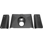 0411-0143 Drag Specialties Black Ribbed Fork Tins