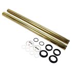 113-0092 Moto Iron Gold Titanium Nitride Coated Fork Tubes Stock Length