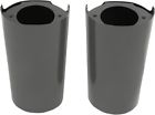 173955 Drag Specialties Fork Slider Covers Standard Black Harley Davidson