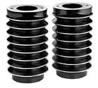 20-022 Arlen Ness Black Diamond Cut Retro Fork Boot Slider Covers