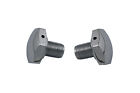 24-0184 Chrome Fork Tube Caps Vented For Harley Panhead Shovelhead Fl