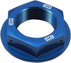 24-360 Works Connection Steering Stem Nut Blue