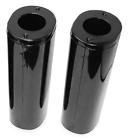 302606 Bikers Choice Fork Tube Covers Black Harley Davidson Biker