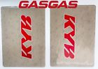40-80-123 Gasgas Upper Fork Decal Suspension Sticker Kyb Red Kayaba Ec