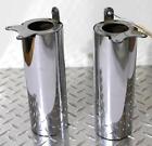 44033-1221 Kawasaki Vulcan Front Fork Lower Chrome Covers Bottom Guards Shield 44033-1221 Kawasaki Vulcan Front Fork Lower Chrome Covers Bottom Guards Shield