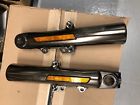 45500509 45500508 Flhxse Front Legs Smoked Satin Chrome Finish