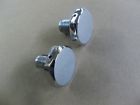 49-e77 513025 Motorcycle Storehouse Chrome Fork Tube Caps Vented Harley Davidson Fl