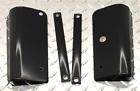 67988-10bhp Harley Davidson Fatboy Triple Tree Back Panel Fork Covers Black