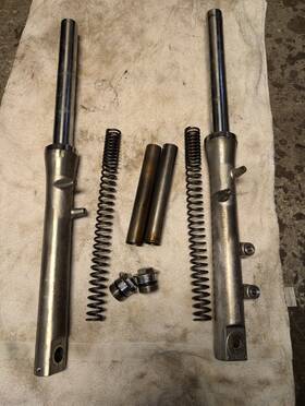 51110-39a41-000 Aaaamotorhk Front Fork Tubes Pipes Inner Bars Legs For Suzuki Vs800 Intruder 800 1992-2004