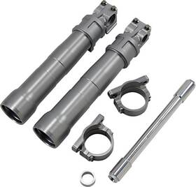 49llfl-1abs Alloy Art Lower Fork Legs And Brake Mount 49mm Abs-only Natural #49llfl-1abs