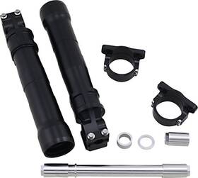 49llfl-2abs Alloy Art Lower Fork Legs And Brake Mount 49mm Abs-only Black #49llfl-2abs