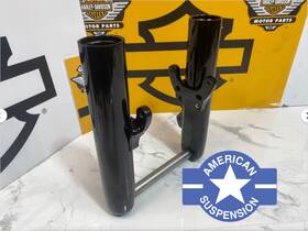 46833 American Suspension 14-25 Harley Touring 49mm Fork Sliders Lower Legs With 11.8