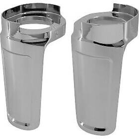 120-001 Arlen Ness Chrome Method Bagger Fork Guards For 14-22 Touring