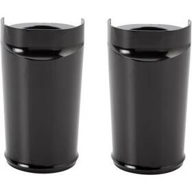 20-033 Arlen Ness Fork Boot Covers- Black Smooth For 14-23 Touring