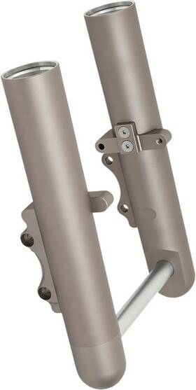 40-507 Arlen Ness Smooth Hot Legs Fork For Dual Disc Titanium #40-507