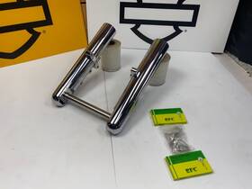 44066 Badass Cycles 14-24 Harley Touring Custom Chrome 49mm Front Fork Lowers Legs
