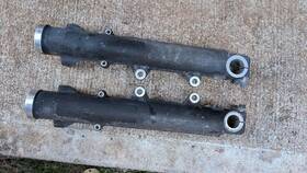1454325 Bmw 1986 85-95 K75 K75s Front Left Right Fork Lowers Suspension Damper Oem