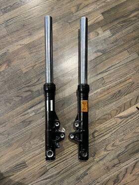 31428558476 Bmw 2016-2020 R Nine T Urban Gs Scrambler Oem Left Right Fork Tube Triple Tree 31428558476 Bmw 2016-2020 R Nine T Urban Gs Scrambler Oem Left Right Fork Tube Triple Tree