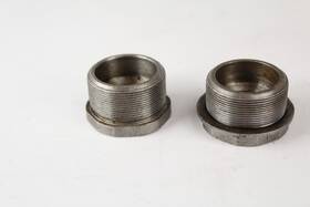41-5130 Bsa B25 B44 A50 A65 1966-68 Fork Bottom Bush Retaining Nut Lot Of 2