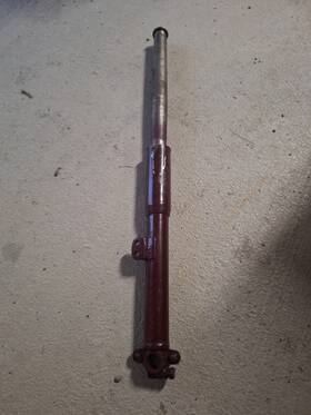 65-5408 Bsa B31 B Group Swinging Arm Frame Left Fork Sliding Tube Oem Vintage