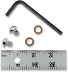 C-74-45b Gardner Wescott Chrome Fork Slider Drain Screws For Harley Dyna