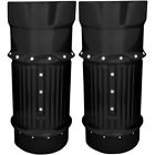 C1112-b Covingtons Black Dimpled Fork Slider Covers