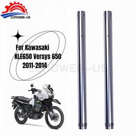 44013-0229 Ccpower Front Shock Fork Inner Tubes For Kawasaki Kle650 Versys 650 2011-2014 41x550mm