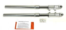 Hd55a.01l-ds Ceriani / Storz Performance 55mm Inverted Fork Legs 33 Inch -34 Dual-disc Satin Tubes Harley