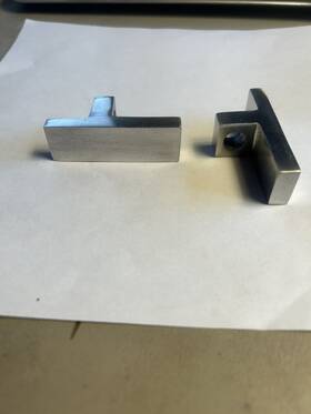 160551 Chrome Specialties Harley Davidson Custom Polished Aluminum Fork Stop
