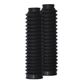 Circuit Equipment 895809005287 18 Folds Fork Boots - Suspension Tube Protection Black
