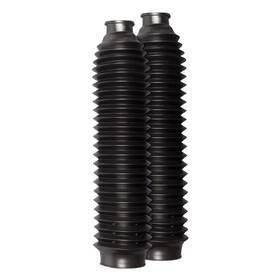 Circuit Equipment 895809005348 24 Folds Fork Boots - Suspension Tube Protection Black