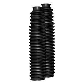 Circuit Equipment 895809015132 21 Folds Fork Boots - Suspension Tube Protection Black