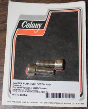 45995-73 Colony 3318-4 Damper Fork Tube Bolt And Gasket 1973-1977 Fx Xl Hd Part X1