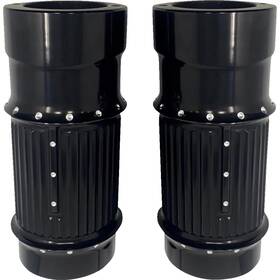 0411-0245 Covingtons C1116-b Fork Leg Bells - Black Fat Dimpled 0411-0245 Covingtons C1116-b Fork Leg Bells - Black Fat Dimpled