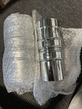 C1816-c Covingtons Chrome Covington Ripper Fork Leg Bells Covers 2014-23 Fat Tire Road Street Glide