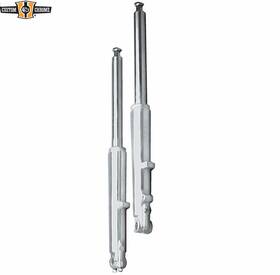 160615 Custom Chrome Fork Tube Slider Assembly Fits For Harley Fl 1949-67 Drum Brake Front Ends