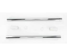2015uc Custom Cycle T 49mm Show Chrome Fork Tubes - 29.50 Inch