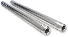 710111 Custom Cycle 43mm Hard Chrome Inverted Fork Tubes 4 Inch Black