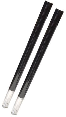 1345cfbk Custom Cycle Engineering Cce Black Carbon Fiber T Fork Tubes - 39 Mm 24-1/4 Inch Length