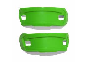 1cyc-0012-72 Cycra Fork Protector Pads Green For Stadium Front Number Plates -