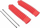 D69-6 Daystar Yamaha Red Universal Fork Boots Suspension Covers