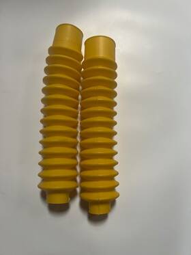 D58yl Daystar 58 Universal Fork Boots Yellow Fits Yamaha Ytz250 Tri-z 250 1985 1986