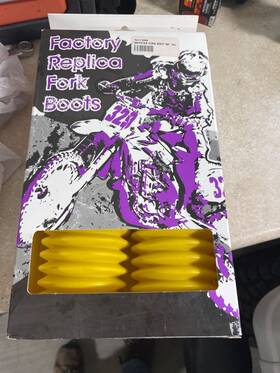 D698 Daystar 698 Univ Fork Boots Yellow Yamaha Yz125 Yz250 1981-88 Yz490 1982-1990