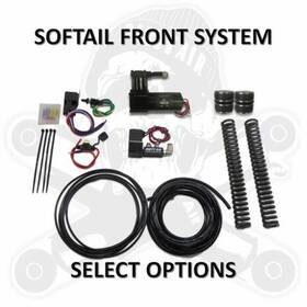 Da-hstf01 Dirty Air 41mm Front Fork Ride Suspension Kit 1989-2017 Harley Softail Dyna