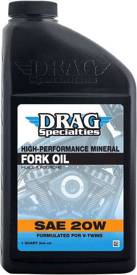 3609-0140 Drag Oil Specialties High-performance Mineral Fork 1 Quart 20wt Heavy