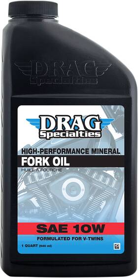 3609-0141 Drag Oil Specialties High-performance Mineral Fork 1 Quart 10wt Medium
