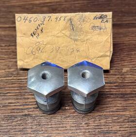 Ducati 0460.37.458 Bevel Single Fork Nut With Seals Set Original Nos