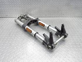 34420241b Ducati 2009 09-11 Monster 696 Front Fork Suspension Damper Triple Tree Assembly