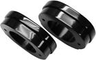 Fss-002-b Carl Brouhard Designs Fork Slider Spacers Black Harley Davidson